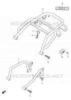 HANDGRIP   CARRIER for Suzuki DR 650 2005
