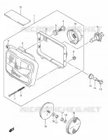 HEAD LAMP (MODELE K3/K4/K5) for Suzuki DR 650 2005
