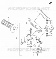 LEFT LEVER   HANDGRIP for Suzuki DR 650 2005