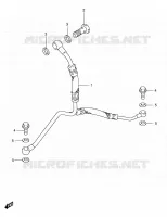 OIL HOSE for Suzuki DR 650 2005