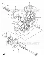 REAR WHEEL for Suzuki DR 650 2005