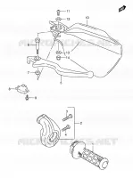 RIGHT LEVER for Suzuki DR 650 2005