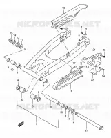 SWINGARM for Suzuki DR 650 2005