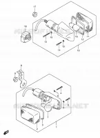TJRN SIGNAL LAMP for Suzuki DR 650 2005