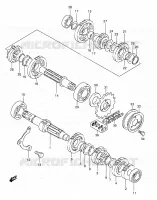 TRANSMISSION for Suzuki DR 650 2005