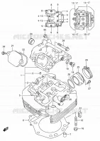 CYLINDER HEAD for Suzuki DR 650 2005