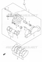 REAR CALIPER for Suzuki DR 650 2005
