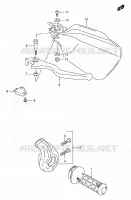 RIGHT LEVER for Suzuki DR 650 2005