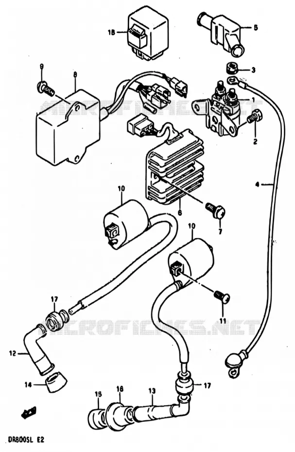 ELCTRICAL Suzuki MOTO 800 DR 1990  DR800S L/DR800SU L
