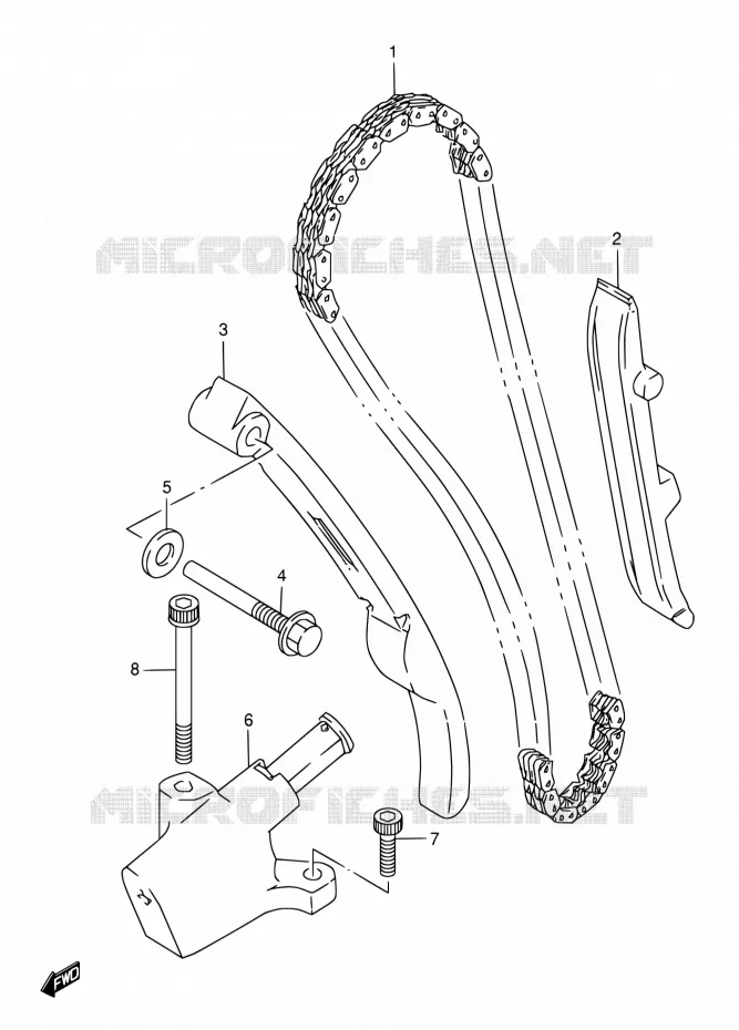 TIMING Suzuki MOTO 800 DR 1991  DR800S M/DR800SU M
