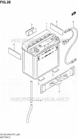 BATTERY for Suzuki EN 125 2006