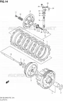 CLUTCH for Suzuki EN 125 2006