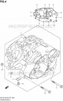 CRACKCASE COVER for Suzuki EN 125 2006