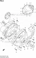 CRACKCASE COVER for Suzuki EN 125 2006
