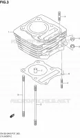 CYLINDER for Suzuki EN 125 2006