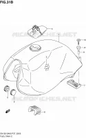 FUEL TANK (MODEL K7/K8) for Suzuki EN 125 2006