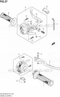 HANDLE GLIP   LEVER (MODELE K5/K6) for Suzuki EN 125 2006