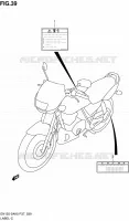 LABEL for Suzuki EN 125 2006