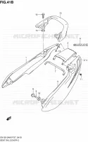 REAR FAIRING (MODEL K7/K8) for Suzuki EN 125 2006