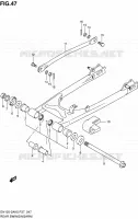 REAR SWING ARM (MODELE K5/K6) for Suzuki EN 125 2006