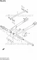 REAR SWINGARM (MODEL K7/K8) for Suzuki EN 125 2006