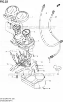 SPEEDOMETER for Suzuki EN 125 2006