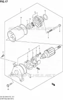 STARTER MOTOR (DAICHOKOU) for Suzuki EN 125 2006