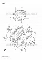 CRACKCASE COVER for Suzuki GN 125 1998