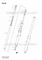 FRONT FORK for Suzuki GN 125 1998