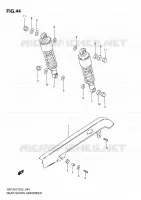 REAR DAMPER for Suzuki GN 125 1998