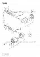 TJRN SIGNAL LAMP (MODEL V/W/X/Y/K1 E01,E30) for Suzuki GN 125 1998