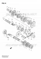 TRANSMISSION for Suzuki GN 125 1998