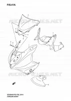 FAIRING (GS500FK4) for Suzuki GS-E 500 2005