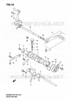 GEAR SHIFTING ASSY for Suzuki GS-E 500 2005