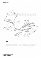 LOWER COWLING  (GS500FK6) for Suzuki GS-E 500 2005