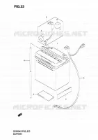 BATTERY for Suzuki GS-E 500 2006