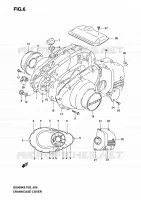 CRACKCASE COVER for Suzuki GS-E 500 2006