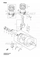 CRANKSHAFT for Suzuki GS-E 500 2006