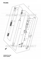 FRONT FORK (MODELE K4/K5/K6) for Suzuki GS-E 500 2006