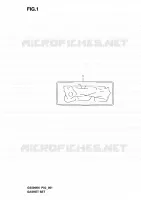 GASKET for Suzuki GS-E 500 2006