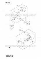 TJRN SIGNAL LAMP (GS500K3 P24) for Suzuki GS-E 500 2006