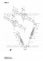 CAMSHAFT   VALVES for Suzuki GS-F 500 2005