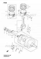 CRANKSHAFT for Suzuki GS-F 500 2005