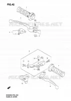 HANDGRIPS   LEVERS  for Suzuki GS-F 500 2005
