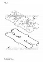 CYLINDER HEAD COVER for Suzuki BANDIT 1250 2007