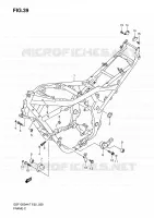 FRAME (MODEL K7/K8) for Suzuki BANDIT 1250 2007