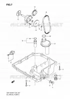 OIL PAN   OIL PUMP for Suzuki BANDIT 1250 2007