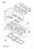 CYLINDER HEAD for Suzuki BANDIT 1250 2009