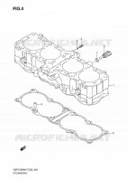CYLINDER for Suzuki BANDIT 1250 2009