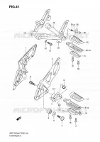 FOOTREST for Suzuki BANDIT 1250 2009